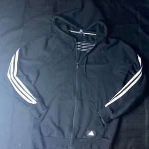 Adidas Zip Up (Black)